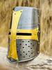 Medieval Templar Crusader Knight Helmet,Prop,Cosplay,Steel,Reenactment Role play,Halloween Costume,Wearable Helmet, Gift, Husband,Men Gift