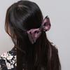 Dot Ribbon Automatic Hairpin (Pink)