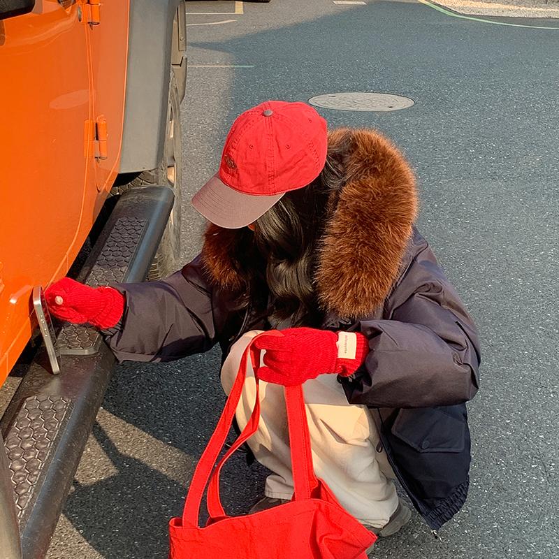 Autumn Winter Thicken Warm Parka Women Casual Sweety Solid Color Big Pocket Loose Hooded Coat Jackets Outwear