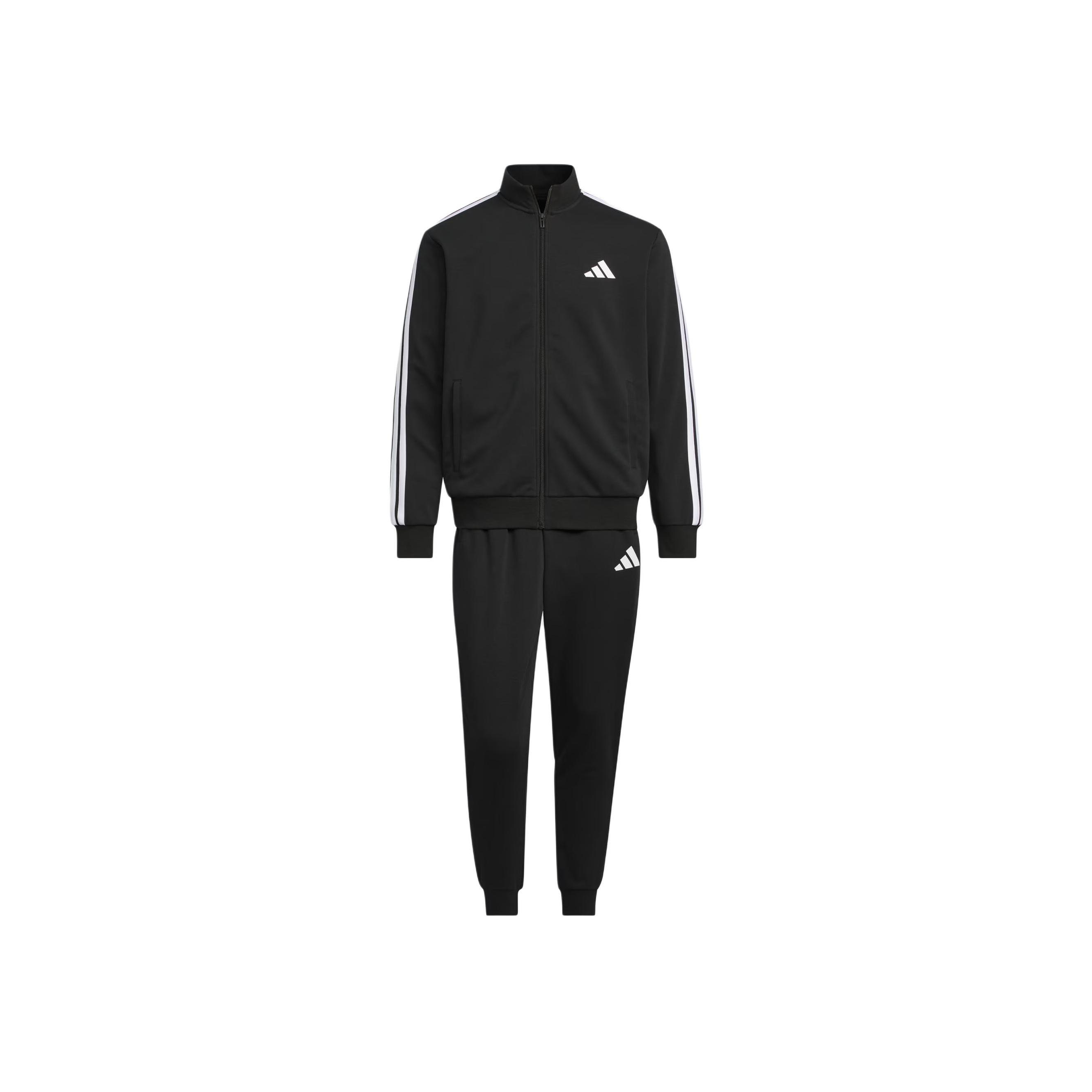 

Спортивный костюм Adidas Value Range Удобная мягкая куртка с длинным рукавом Модный универсальный костюм с манжетами Повседневный спортивный комплект Унисекс Спортивный костюм Черный JZ1155 M