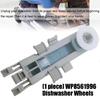 Anti Friction Dishwasher Roller Wheels Easy Push Pull Operation ABS Durability Suitable for Various Dishwasher Brands