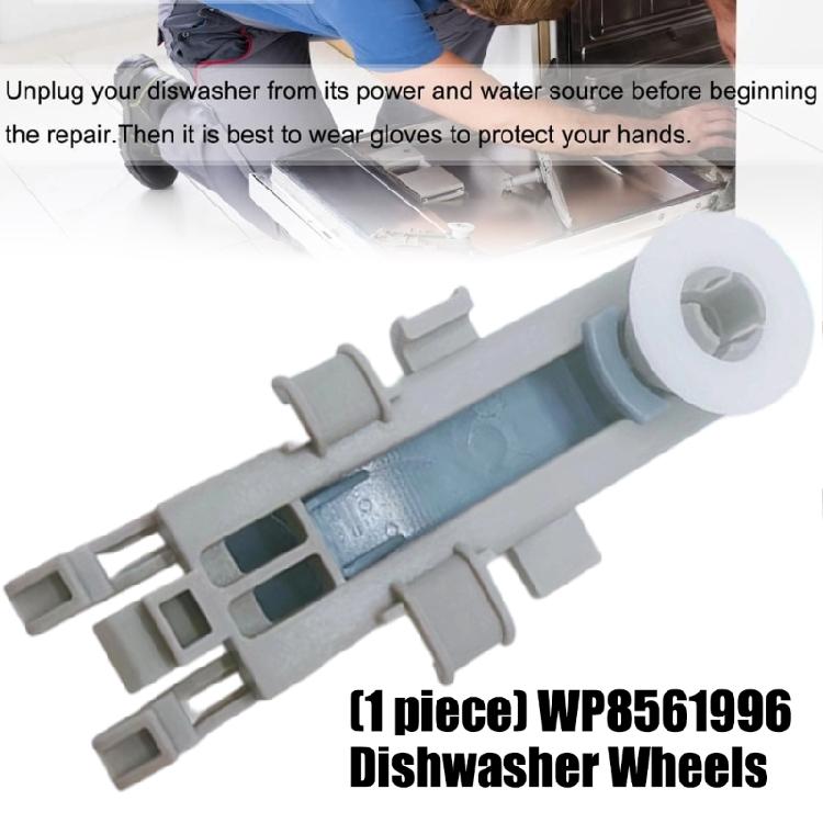 Anti Friction Dishwasher Roller Wheels Easy Push Pull Operation ABS Durability Suitable for Various Dishwasher Brands