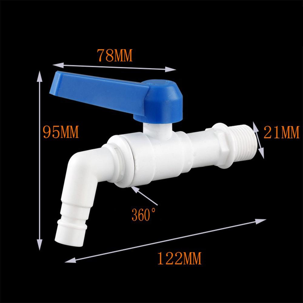 20mm Plastic Faucet Household Faucet Outdoor Balcony Ordinary Switch Bathroom Quick Opening Plastic Faucet
