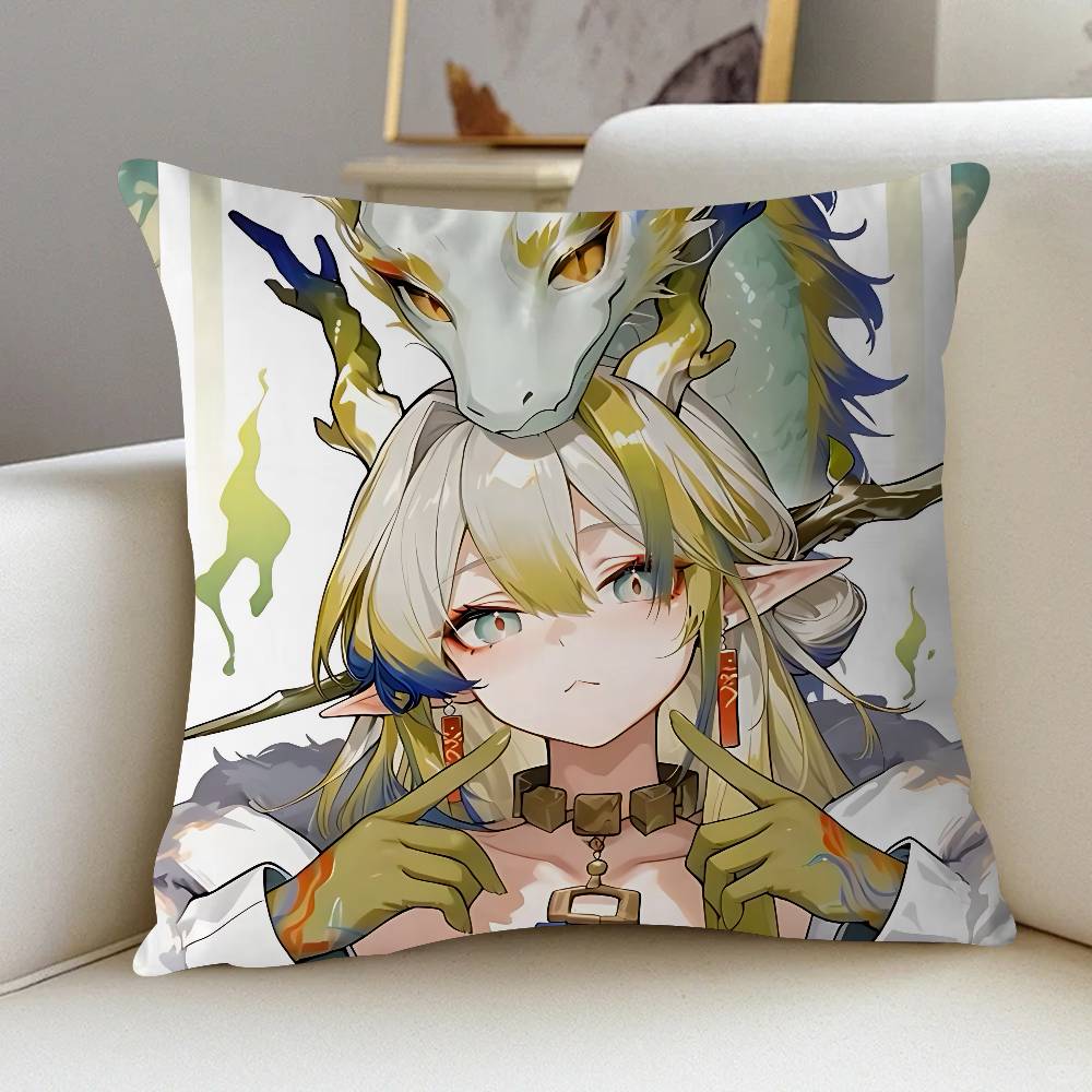 Arknights Shu Pillow Gift Home Office Decoration Pillow Bedroom Sofa Car Cushion CoverPillow Case