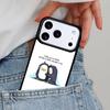 Cute Penguin Phone Case for iPhone 16e 15 14 13 12 17 Pro Max Plus Air 17pro Cover Coque