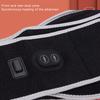 Heating Belt Electric 3 Modes Portable Black Heat Therapy Massager with USB Cable for Waist Back Pain Cramps