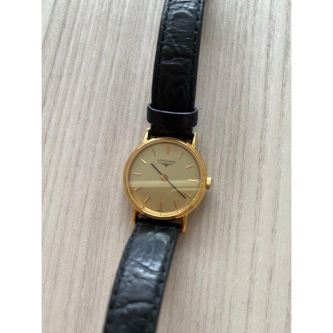 Used LONGINES Watch Gold Dial Quartz Working Product