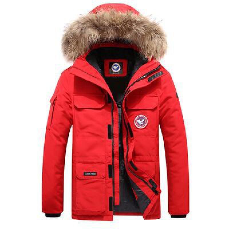 Mens Hooded Thick Cotton Puffer Jacket
