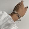 Silver Bracelet with Natural Pearls, Item Weight 7.97 G (2187066)