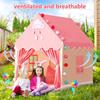 Pink Big Fairy Playhouse Designed for Girls Enjoy Tent Featuring Rug Princess Castle Tent Present Toy Designed for Toddler Long-Lasting Fabric Enjoy
