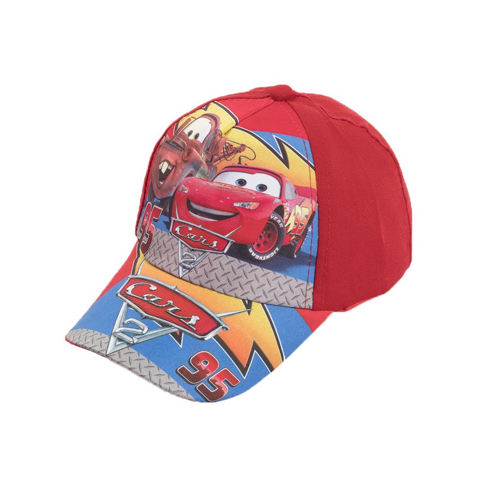 Disney Lightning McQueen Baseball Cap Car Sun Protection Visor Breathable Knitted Visor Outdoor Casual Style Crochet Visor McQueen Baseball Cap