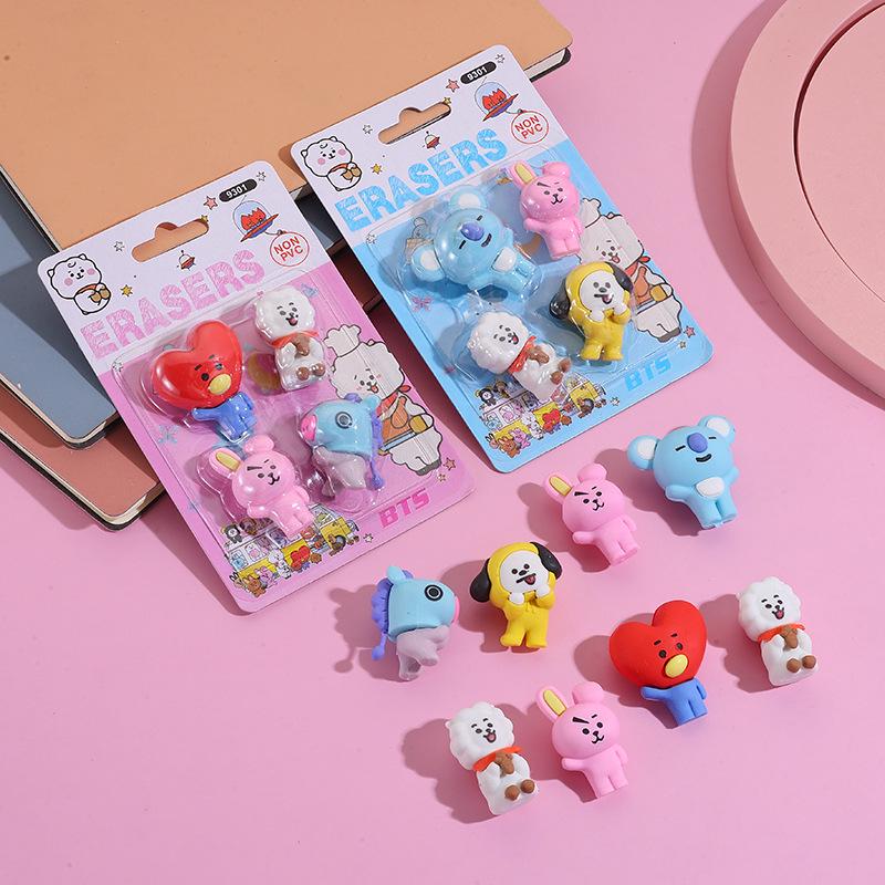 

Rabbit & Lamb 3D DIY Eraser Set - Cute, Removable, Three-Dimensional Stationery