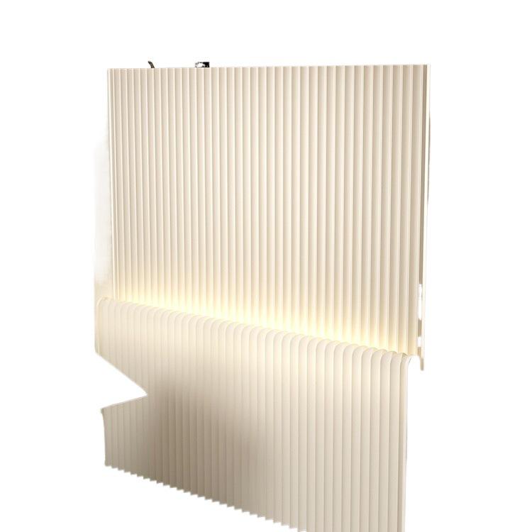 Glow Paper Folding Screen for Office, Living Room, Partition, Entryway, Rental Homes, Salons & Fences