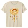 Boho Celestial Moon Crystal Design TShirt Bohemian Mysticism Celestial Art