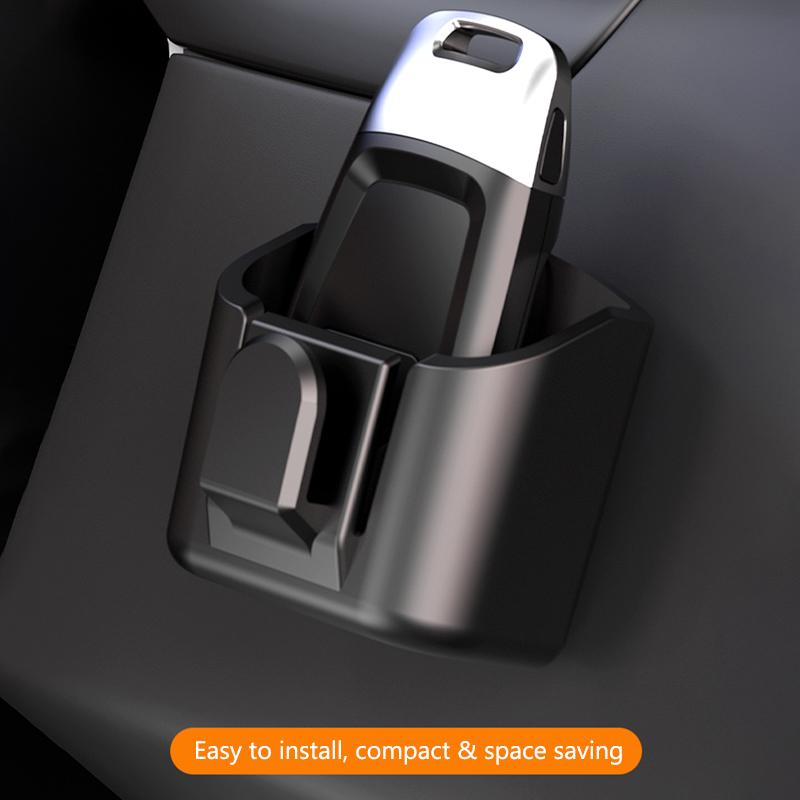 SEAMETAL Car Key Box Interior Auto Key Cards Clip Universal for Gadget Small Things Holder Dashboard Key Mount Holder Accessory
