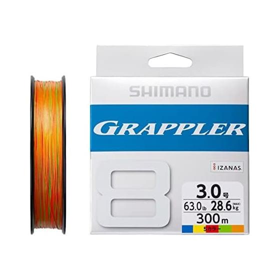 SHIMANO Grappler 8 PE 300m LD-A71U 5 цветов (5 цветов х 10м) нет. 3