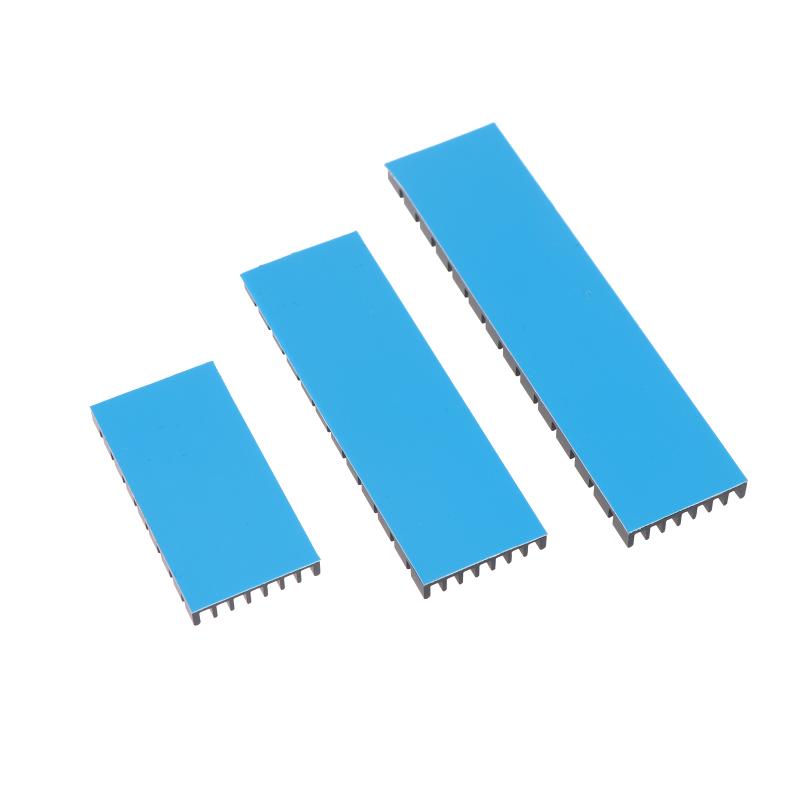 Hot sale 1/2pcs Aluminum Heatsink Radiator Heat Sink For Electronic RAM Chip LED SSD Cooling With Thermal Conductive Tape