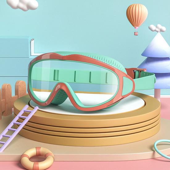 Children Swim Goggles Waterproof No Leakage Anti-Fog UV Protection Clear Lens Boys Girls Wide View Goggles Diving Snorkeling Equipment