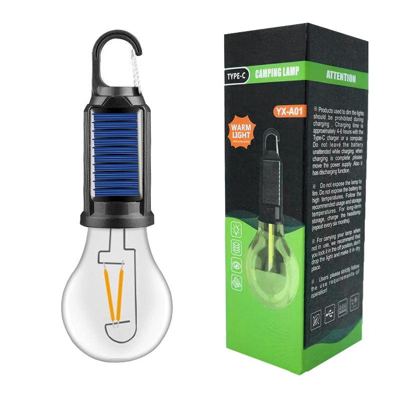 1 Set Portable Night Lights Outdoor Solar Powered Led Lamp Bulbs Usb Charging Camping Light Flashlight Fishing Essentials