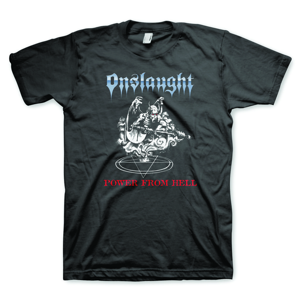 Onslaught Power From Hell T-Shirt Mens Womens Tees Top
