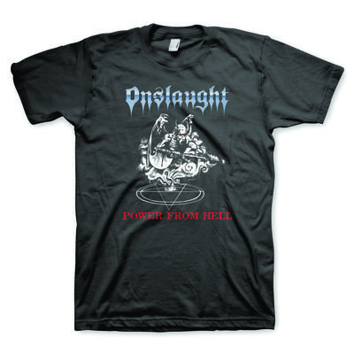 Onslaught Power From Hell T-Shirt Herren Damen T-Shirts Oberteil