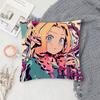 DDelicious In DDungeon Cartoon Animation Pillow Case Fashion Square Pillowcase Bedroom Sofa Room Ins Decoration Leisure
