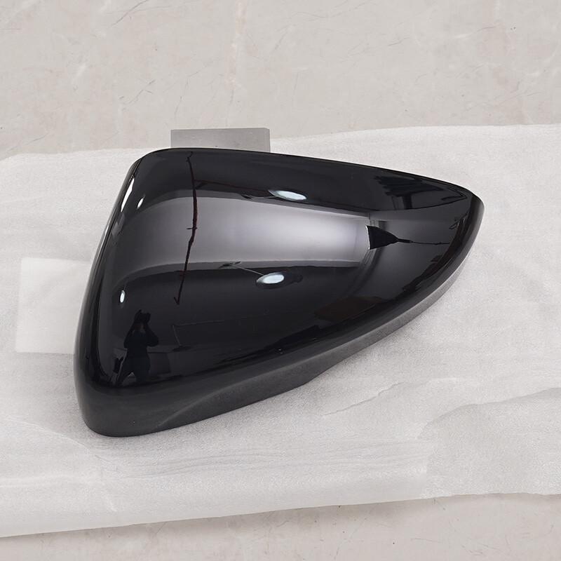 Gloss Black Side Wing Mirror Cover Cap Replacement For Ford Focus 2019-2024