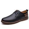 Fashion 2025Genuine Leather Men Dress Shoes Oxfords Brogue Lace Up Italian Mens Casual Shoes Luxury Brand Moccasins Loafers Plus Size