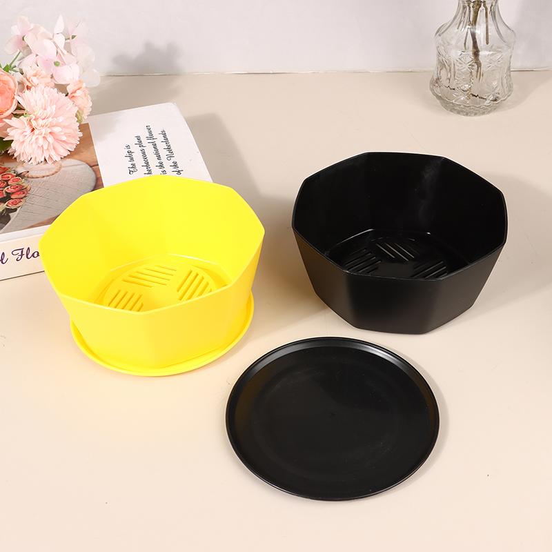 

1 шт., цветочный горшок для суккулентных растений, большой цветочный горшок для внутреннего сада, износостойкий, прочный, небольшой зеленый цветочный горшок для растений белый