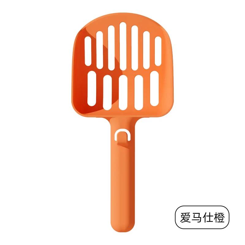 

Large Cat Litter Shovel Long Handle Large Hole Tofu Sand Shovel for Toilet Cleaning Pet Products Cat Supplies 250mm 118mm