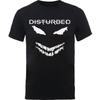 Men's Disturbed Scary Face Candle Slim Fit T-shirt XX-Large Black