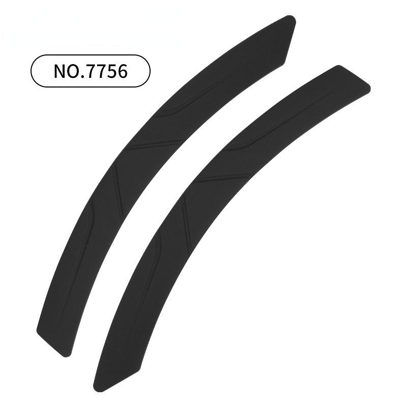 Car Bumper Strip Anti-collision Wheel Eyebrow Silicone Glue Sticker Auto Bumper Protector Car Decoration