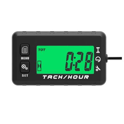 Foundown Bike Tachometer, Hour Meter Bike, Measuring Engine Speed Management Equipment, 2 Systems, Compatible
