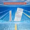 10pcs Multipurpose Saltwater Test Strips SPA Swimming Pool Water Tester Paper Tool Home Water Quality Test