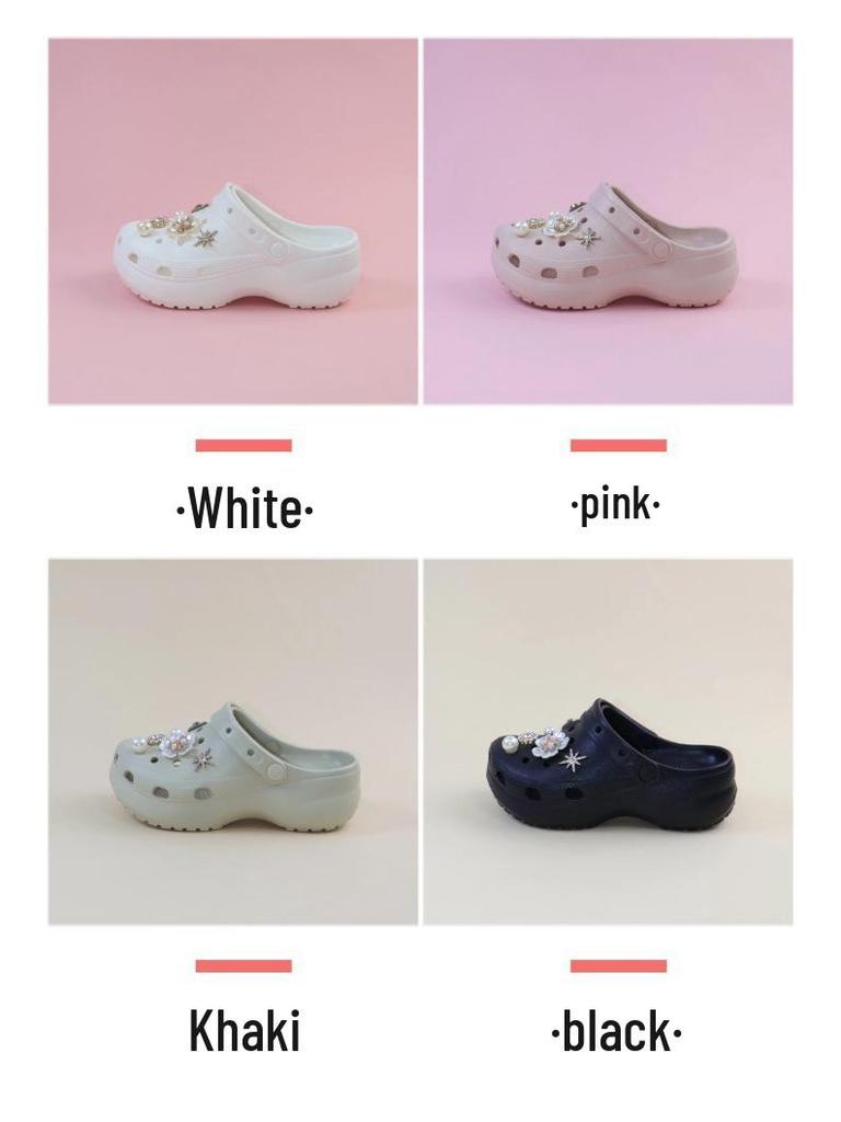 Children's Non-slip Thick Sole Summer Sandals – Versatile Closed-toe Half Slippers for Outdoor Wear