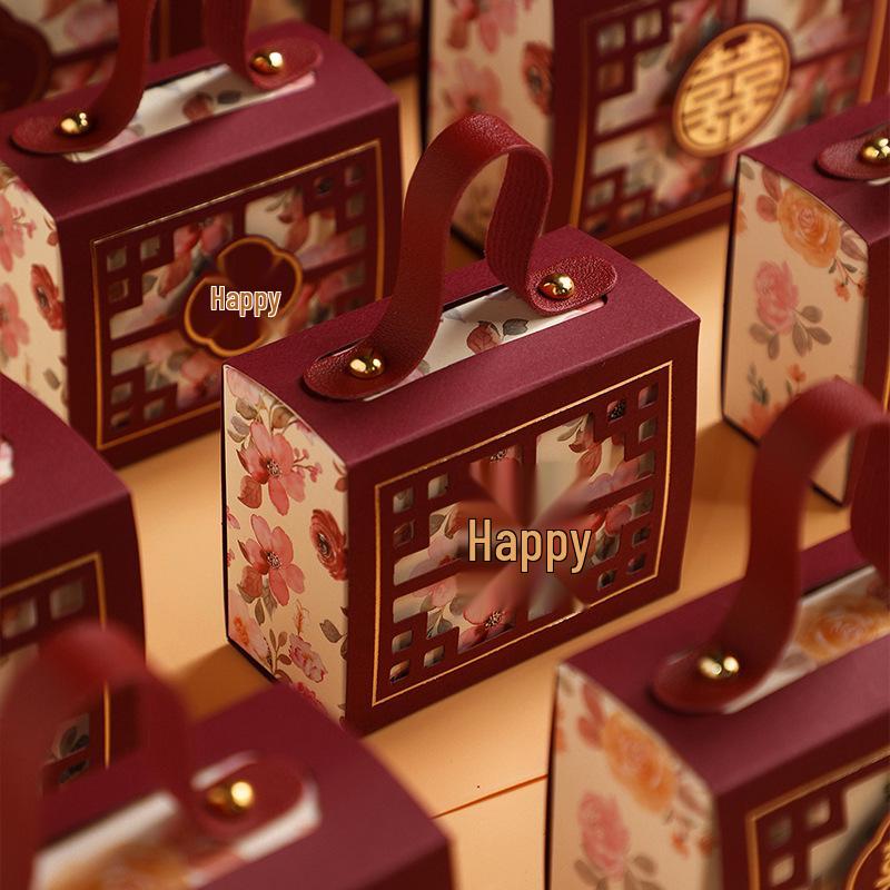 2023 Elegant Wedding Candy Box for Engagement and Gifts