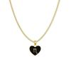 Zodiac Heart Contemporary Necklace With Layered Chain Perfect For Women Fashionable
