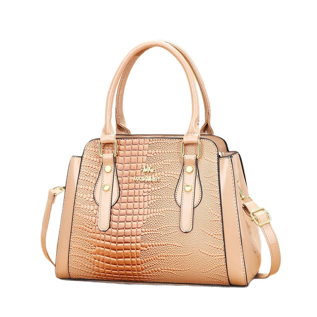 Bag Messenger Bag Women's 2025 New European and American Middle-aged Tote Bag Women's Bag Large Capacity Shoulder Portable