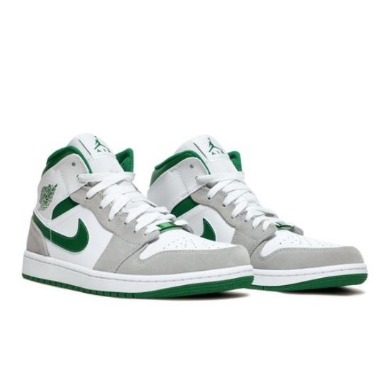 

Air Jordan 1 Mid SE Grey Pine Green DC7294-103 EU 40.5 білий/дим