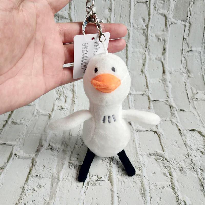 Plush Duck Delightful Figure Keychain Adorable 15cm Soft Toy For Bag Decoration