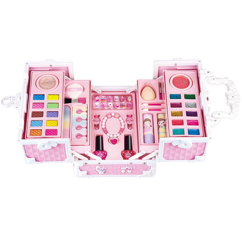Kids' Washable Makeup & Nail Polish Set Gift Box