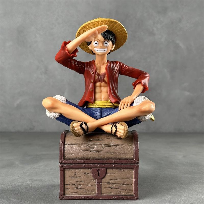 One Piece MonkeyD.Luffy Action Figure 25cm Manga One Pieces Luffy Figurine Anime Peripheral Collectible Figuras GK Statue Model