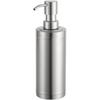GAPPO Brushed Nickel Soap Dispenser Stainless Steel Metal Pump Hand Lotion Bottle for Bathroom, Bedroom and Kitchen(300ML/10.15Ounce)