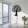 Heavy Iron Metal Wall Art Tree with Heart Holes Indoor Outdoor Home Decor Wedding Valentine Halloween Christmas Gift
