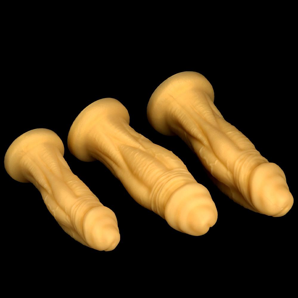 Liquid Silicone Soft Dildo Butt Plug Masturbator Anal Dilator Fisting Sex Toys Strap on Penis Big Dick Realistic Cock