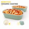 Small Bathtub Shaped, Oval Pan for Baking Homemade Bread and Cakes