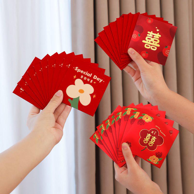 Wedding Reception Red Envelope Bag - Creative Game Props and Joy Packets
