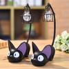 Miniatyr Katt Led Nattlampe Kreativ Resin Katt Dyr Nattlampe Kitty Bordlampe Barnas Tegneserie Romlampe Dekro Hjem