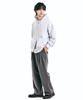 Descheuis One-Pleat Wide Fit Slacks_Charcoal