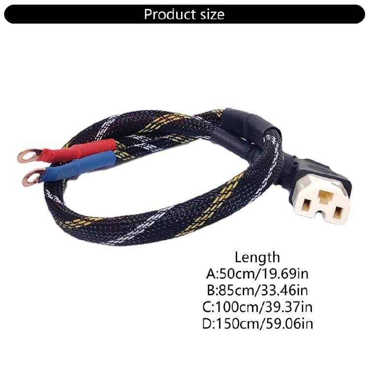 Nabíjecí kabel pro elektrickou koloběžku Zástrčka nabíječky pro elektrokolo s vestavěným bezpečnostním mechanismem pro ochranu baterie